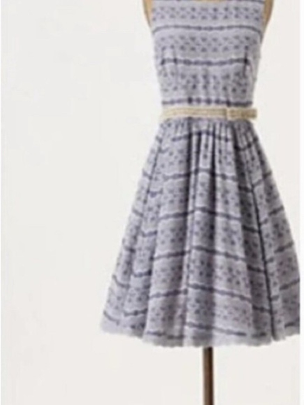 Anthropologie Taylor Swift Blue Lace-Pattern Dress size 0